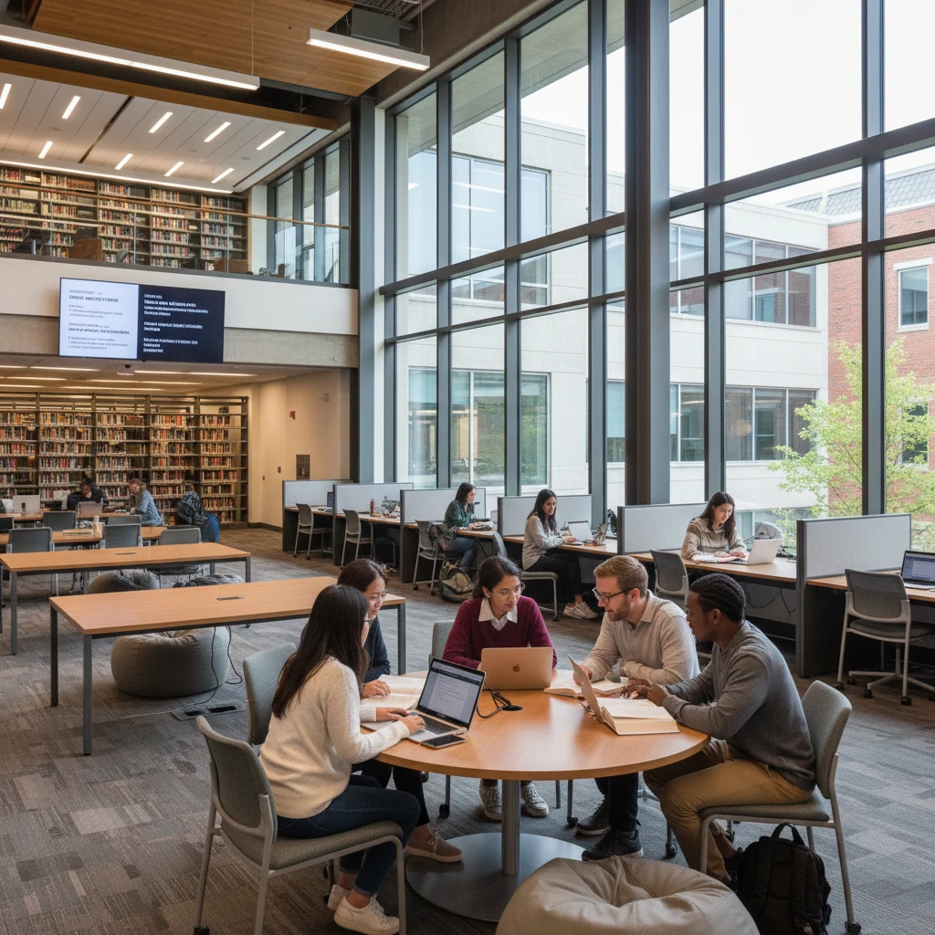 Ảnh về sự đa dạng trong hệ thống đại học Mỹ