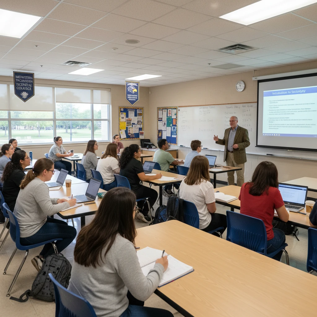 Cao đẳng cộng đồng Mỹ với lớp học