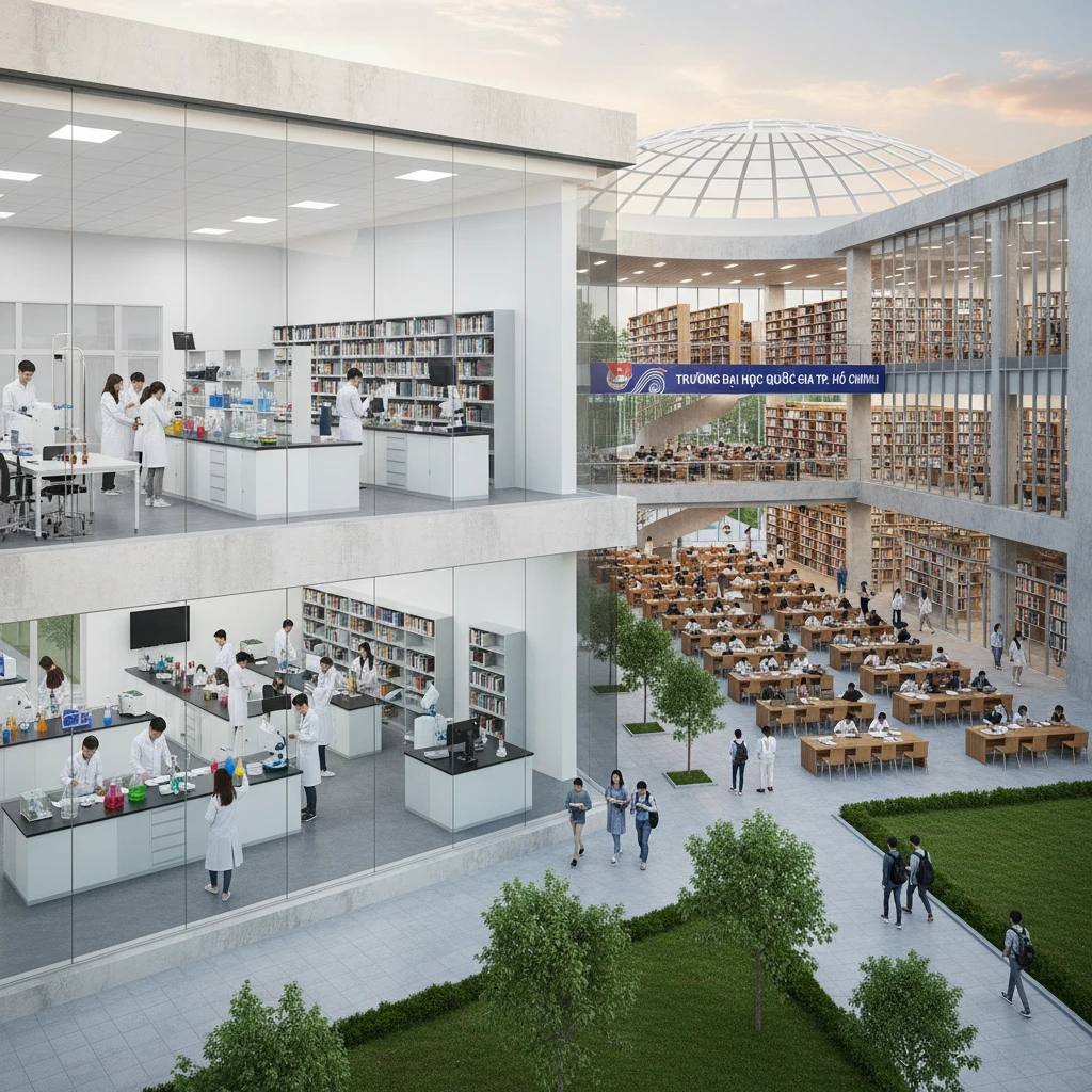 Cơ sở vật chất tại ĐHQG-HCM