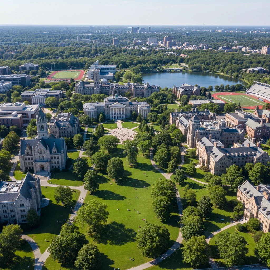 Hình ảnh các đại học Bắc Mỹ danh giá