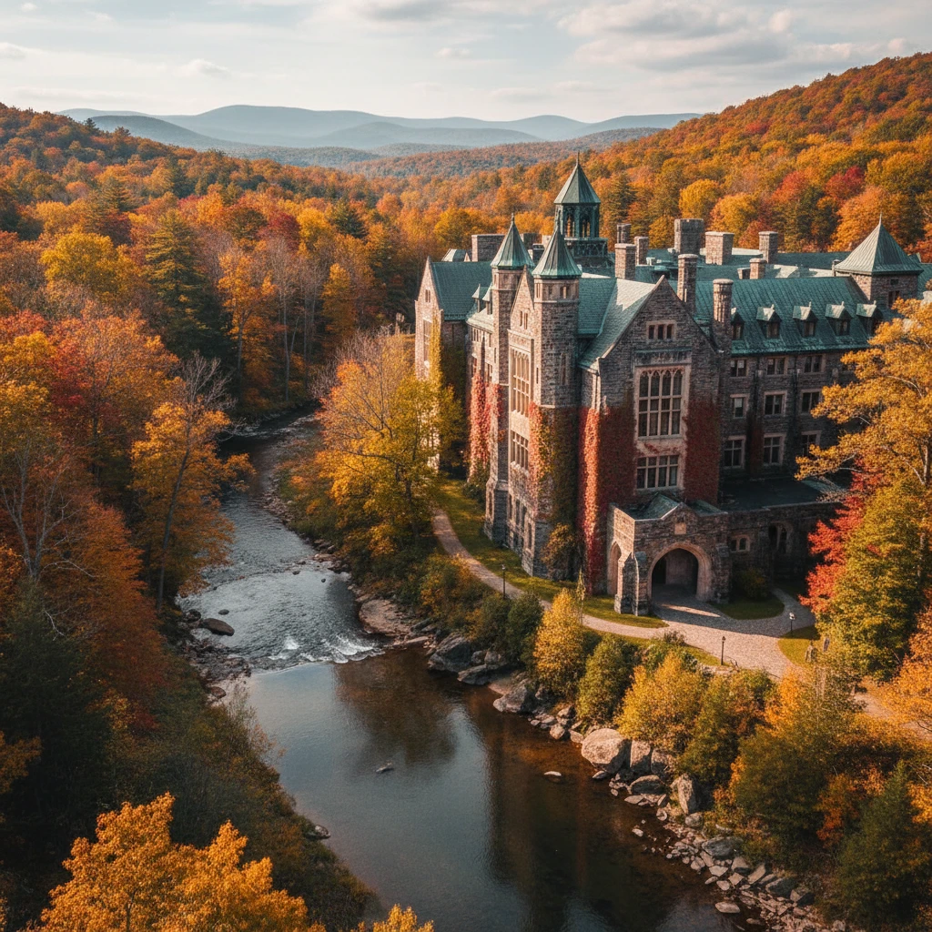 Hình ảnh khuôn viên trường đại học danh tiếng Mỹ