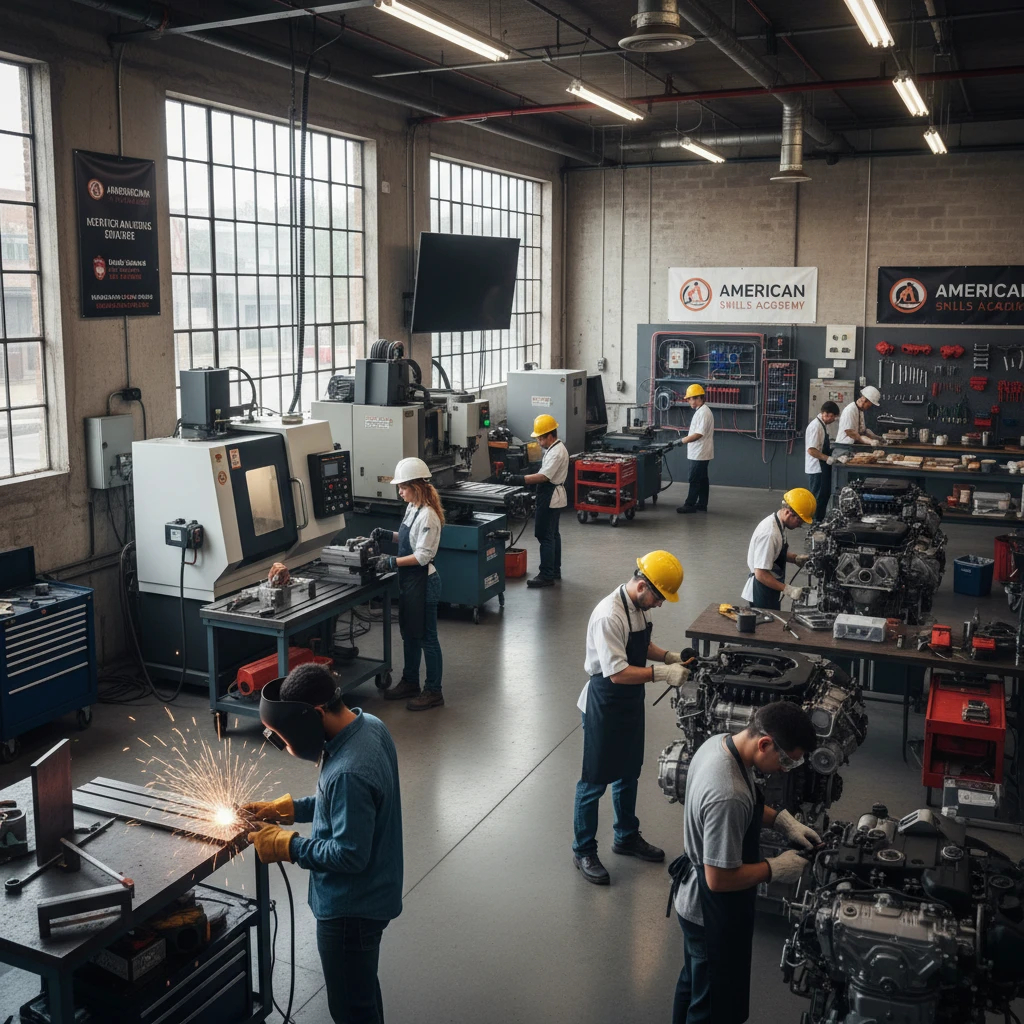 Hình ảnh trung tâm đào tạo nghề Mỹ