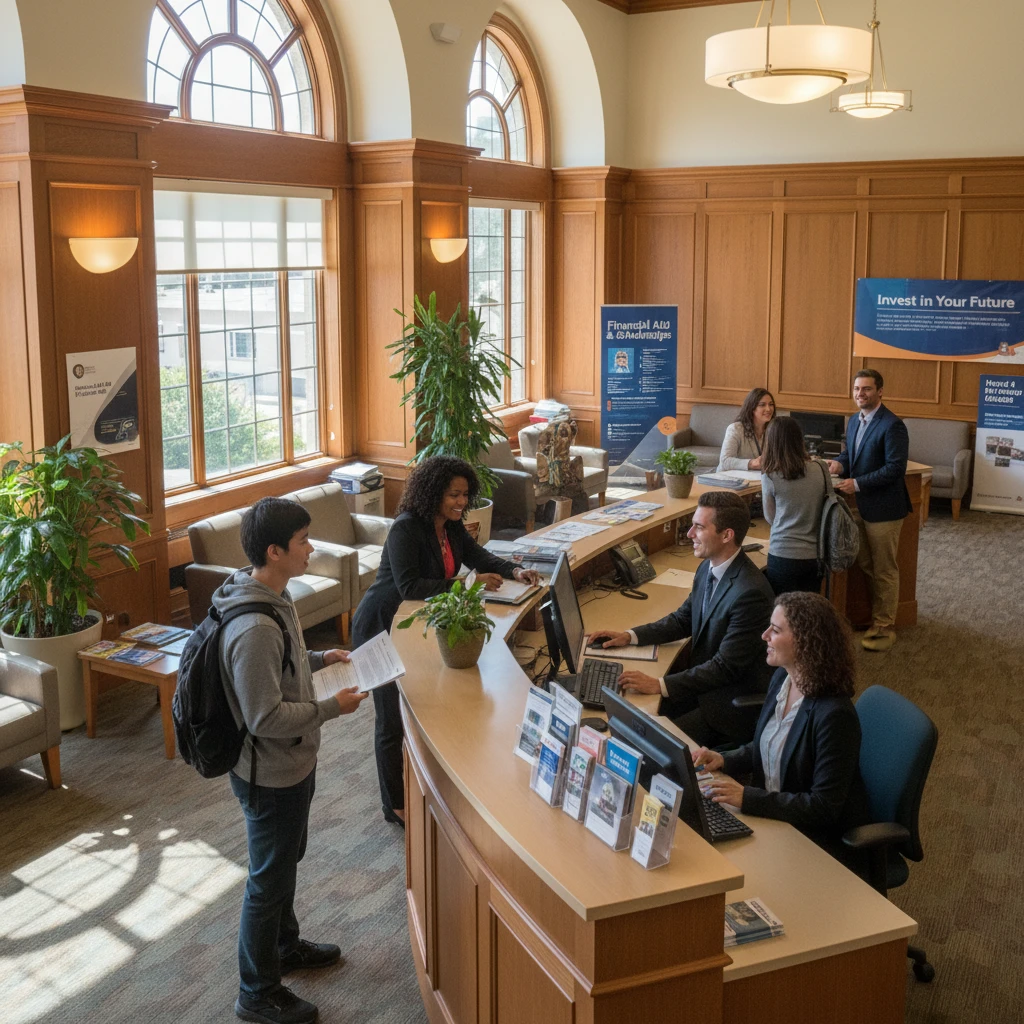 Hỗ trợ tài chính tại trường đại học Mỹ.