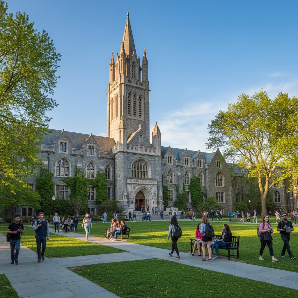 Mặt tiền danh tiếng của Khoa Luật Yale