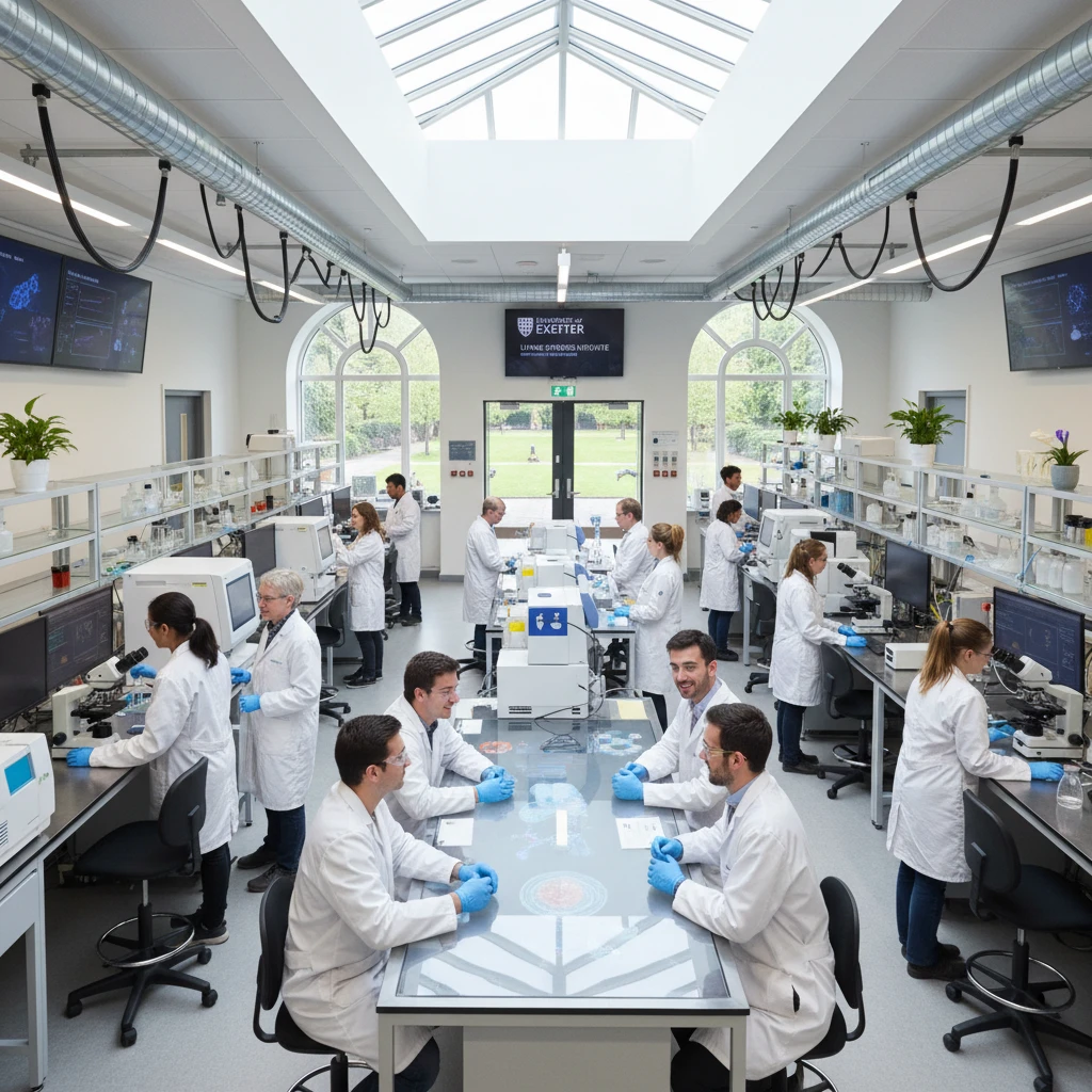 Nghiên cứu và hợp tác tại Đại học Exeter